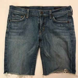 Citizens of Humanity | Cutoff Burmuda Denim Shorts